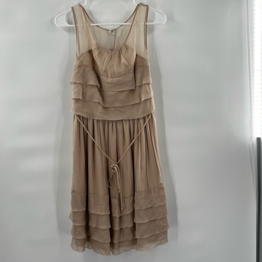 Burlapp brown belted dress 6 - Picture 8 of 12